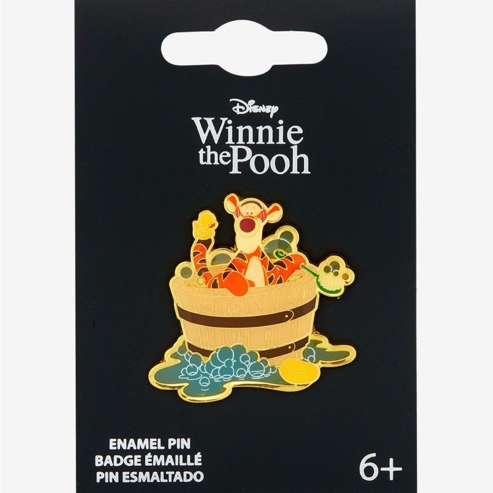 Loungefly Disney Winnie The Pooh Tigger Bathtub Enamel Pin Exclusive